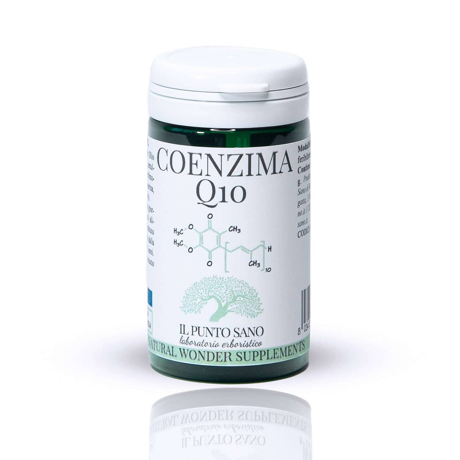 Coenzima Q10. Integratore alimentare antiossidante e mioprotettivo.